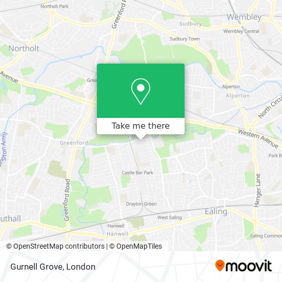 Gurnell Grove map