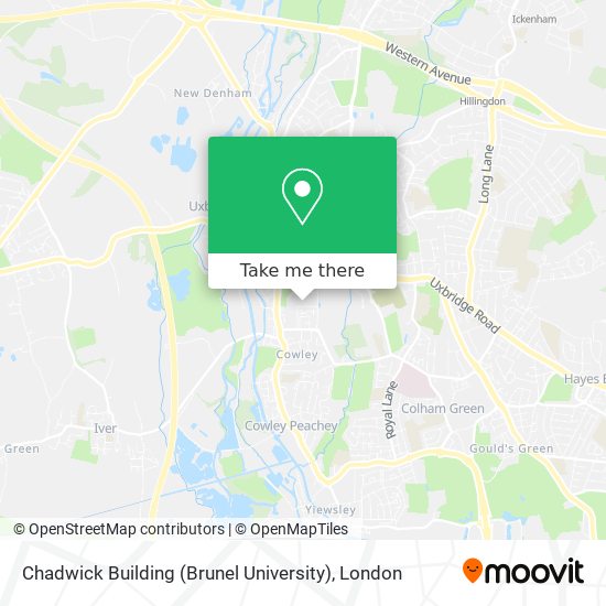 Chadwick Building (Brunel University) map