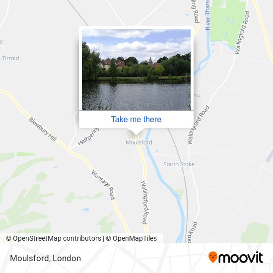 Moulsford map
