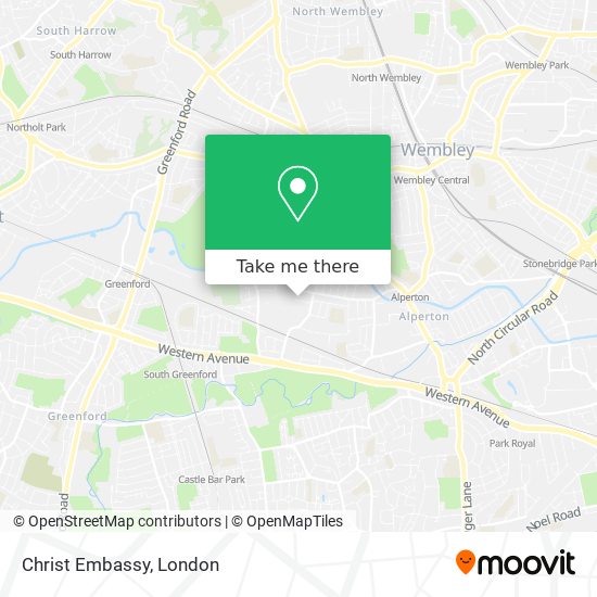 Christ Embassy map