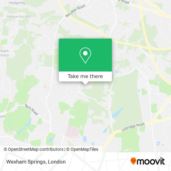 Wexham Springs map