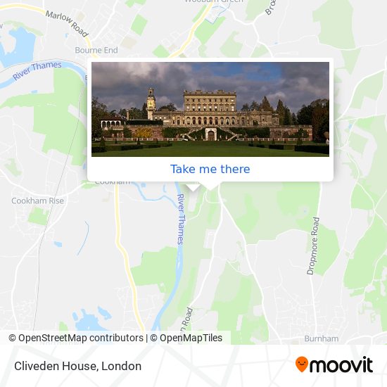 Cliveden House map