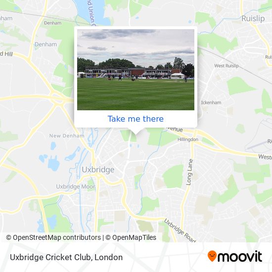 Uxbridge Cricket Club map