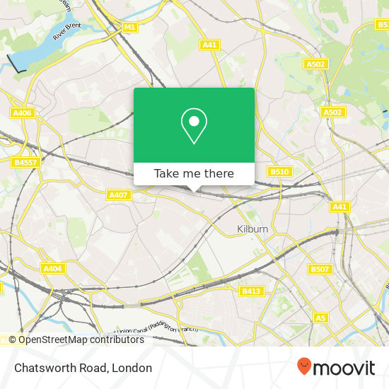 Chatsworth Road map