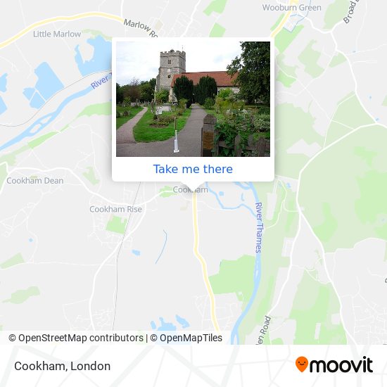 Cookham map