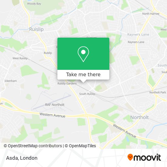 Asda map