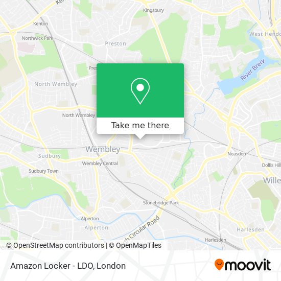 Amazon Locker - LDO map