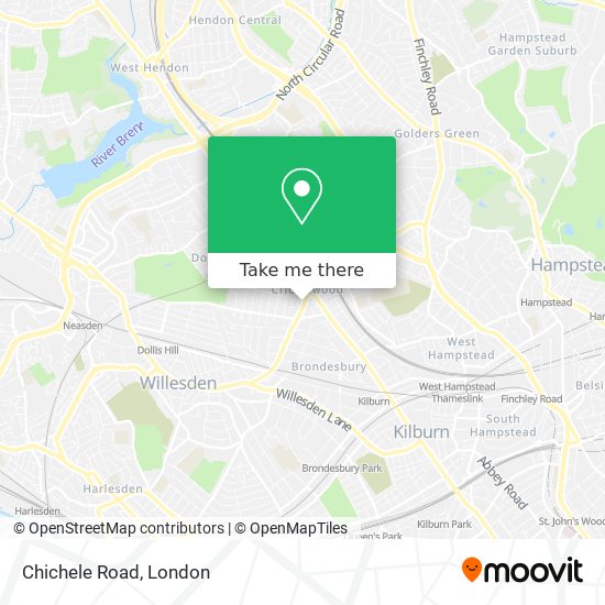 Chichele Road map