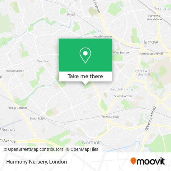 Harmony Nursery map