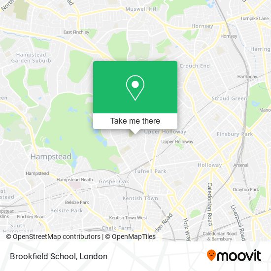 Brookfield School map