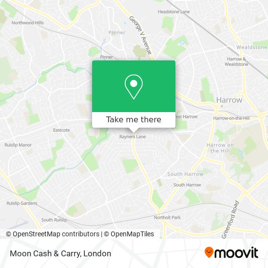 Moon Cash & Carry map