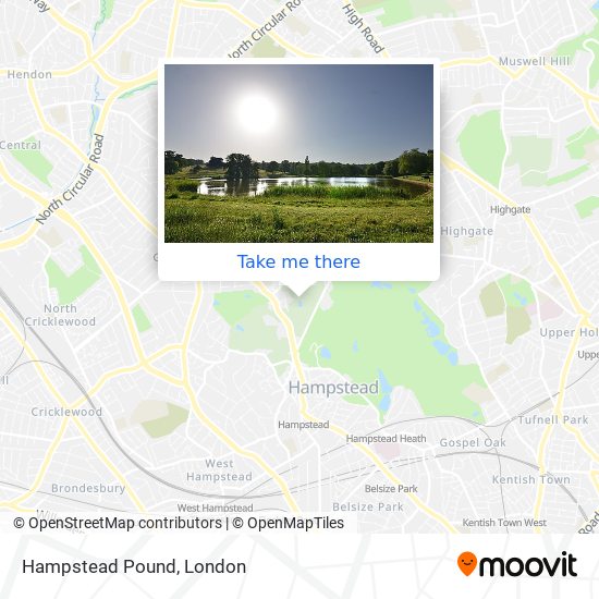 Hampstead Pound map