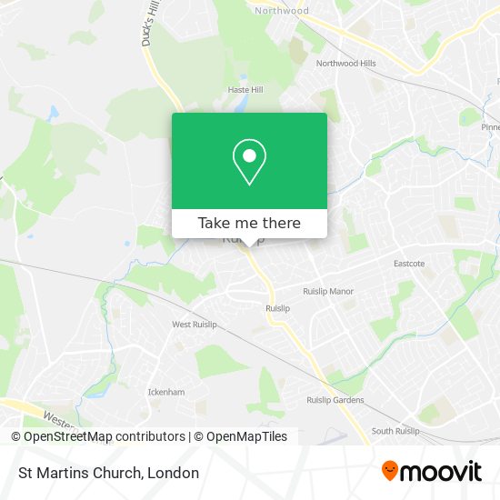 St Martins Church map