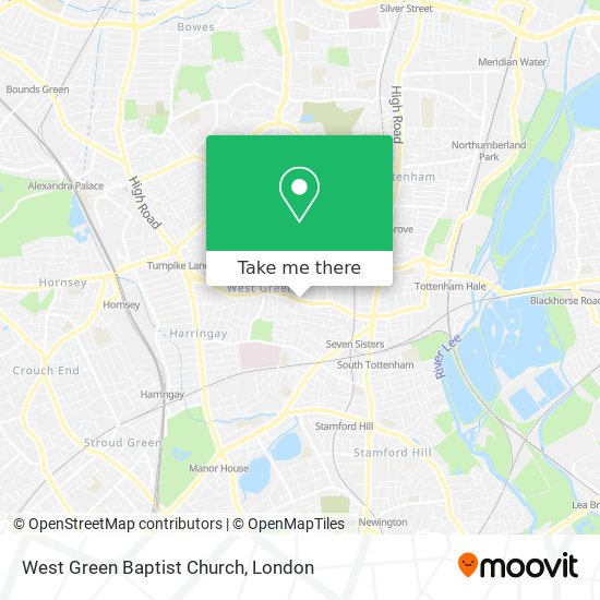 West Green Baptist Church map