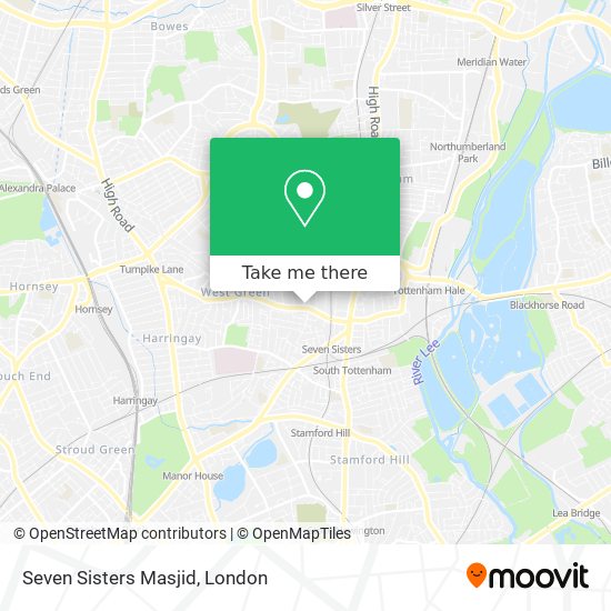 Seven Sisters Masjid map