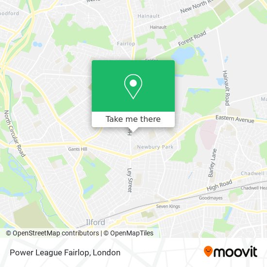 Power League Fairlop map