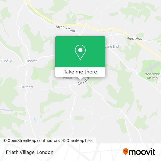 Frieth Village map