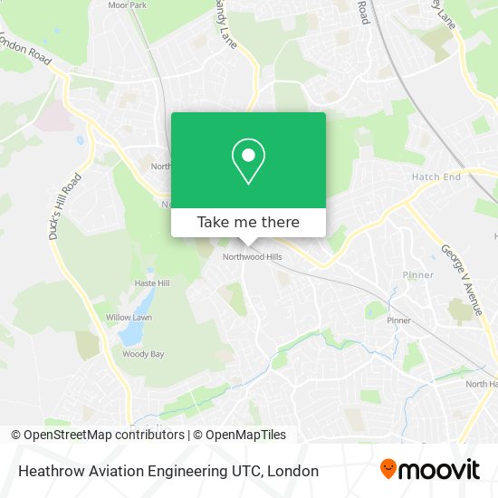 Heathrow Aviation Engineering UTC map