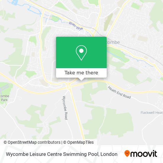 Wycombe Leisure Centre Swimming Pool map