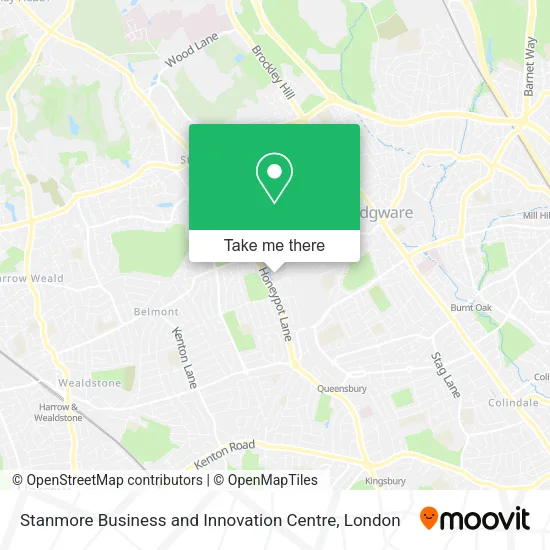 Stanmore Business and Innovation Centre map