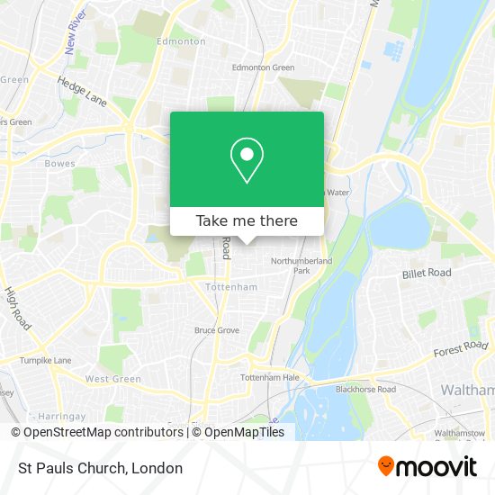 St Pauls Church map