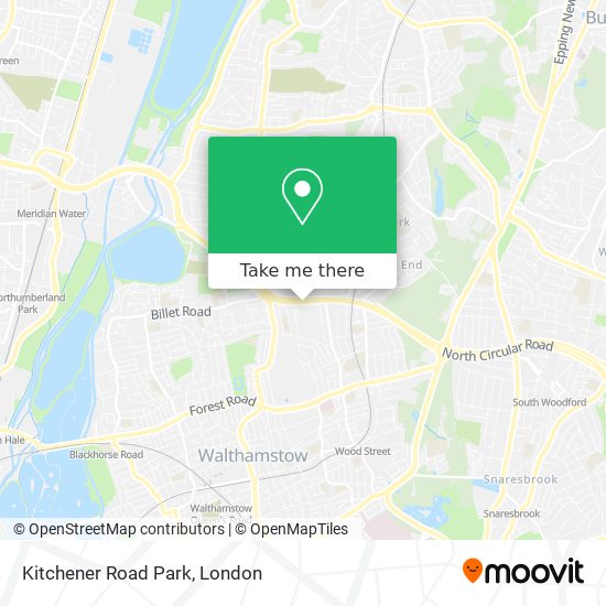 Kitchener Road Park map