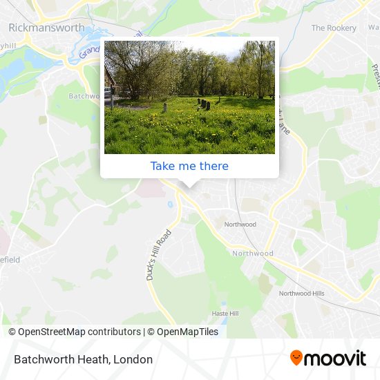 Batchworth Heath map