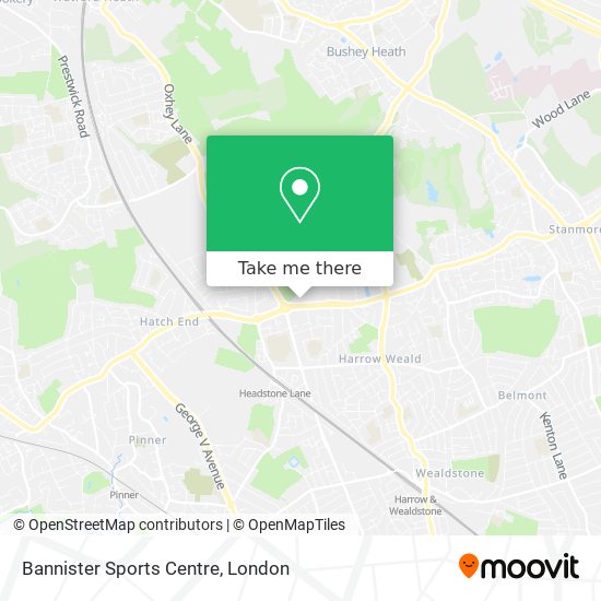 Bannister Sports Centre map