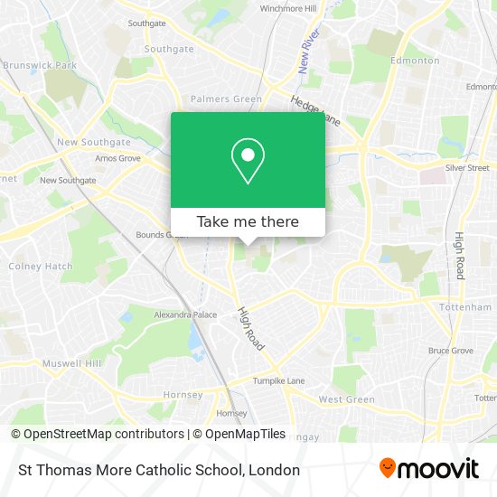 St Thomas More Catholic School map
