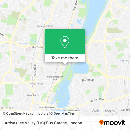 Arriva (Lee Valley (LV)) Bus Garage map