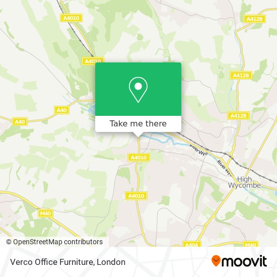 Verco Office Furniture map