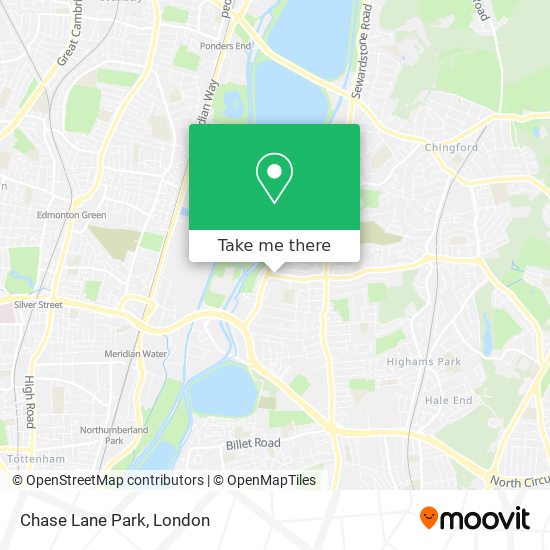 Chase Lane Park map