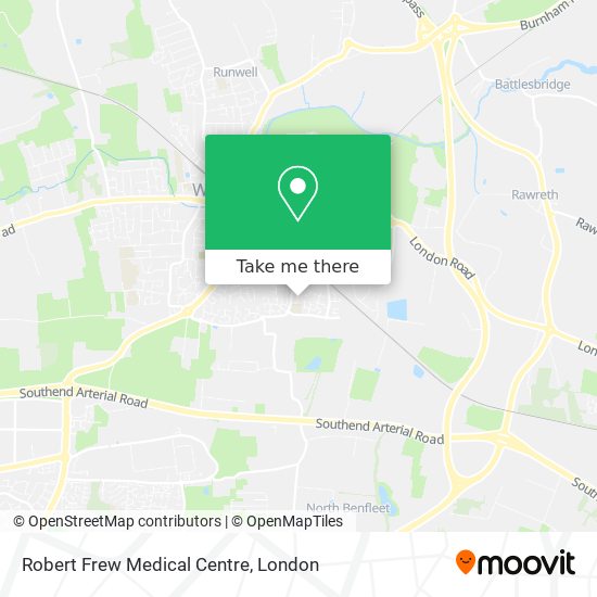 Robert Frew Medical Centre map