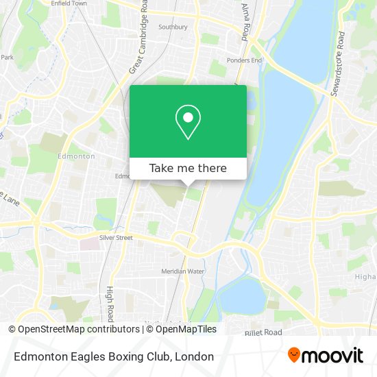 Edmonton Eagles Boxing Club map