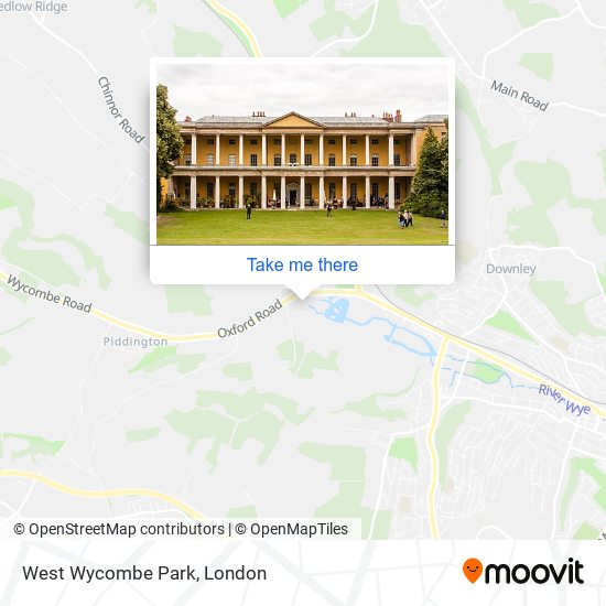 West Wycombe Park map