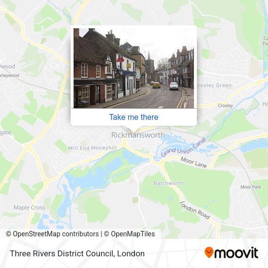 Three Rivers District Council map