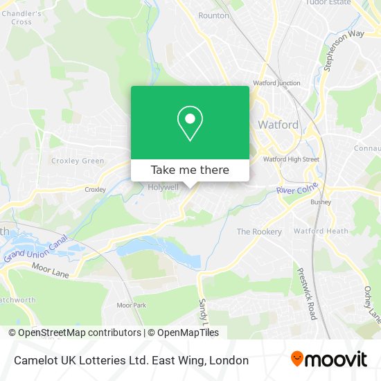Camelot UK Lotteries Ltd. East Wing map
