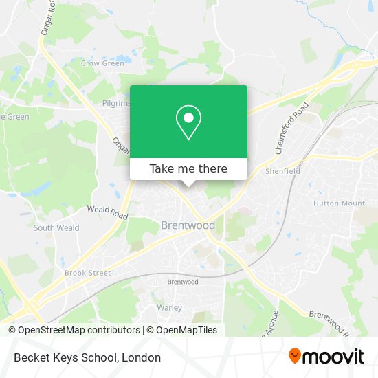 Becket Keys School map