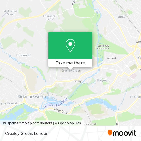 Croxley Green map