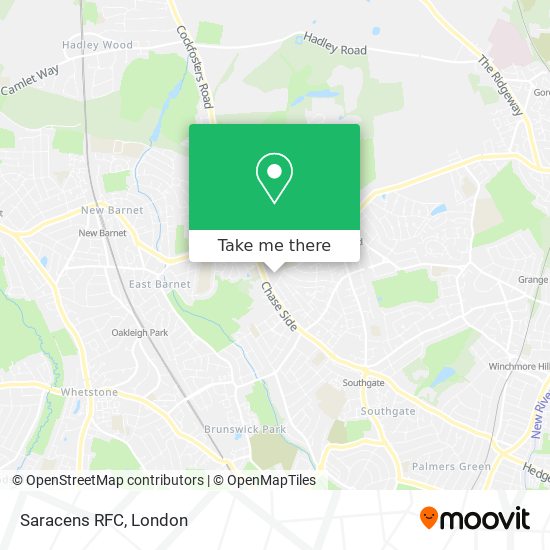 Saracens RFC map