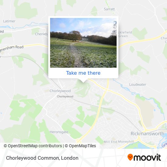 Chorleywood Common map