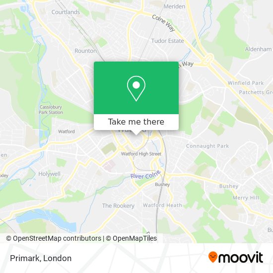 Primark map