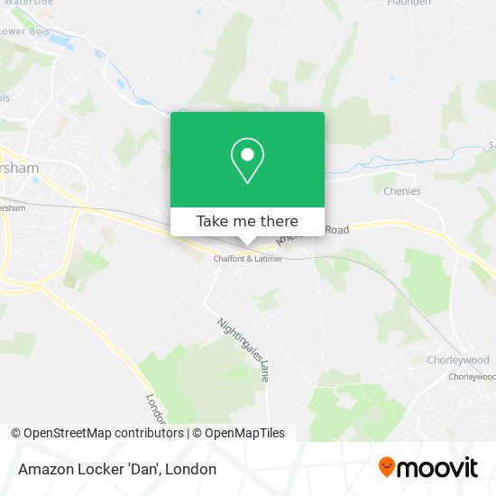Amazon Locker 'Dan' map