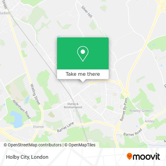 Holby City map