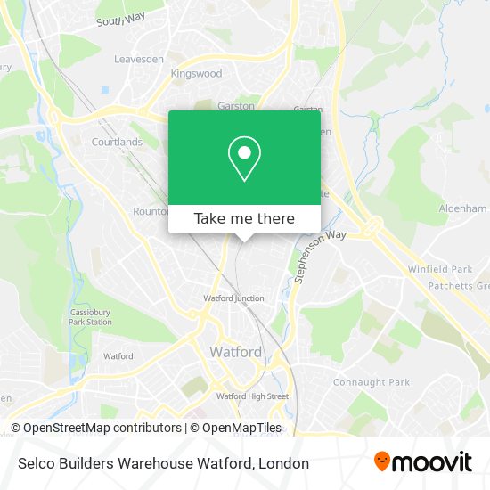 Selco Builders Warehouse Watford map