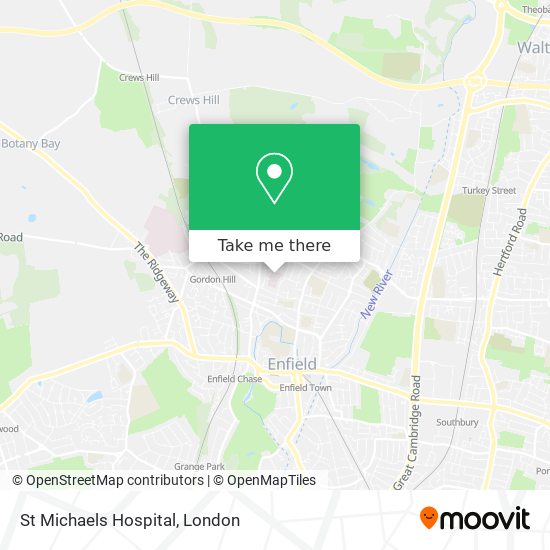 St Michaels Hospital map