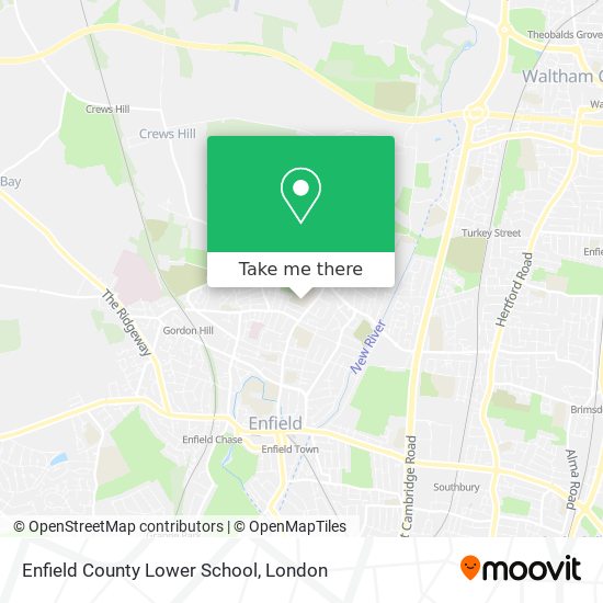 Enfield County Lower School map