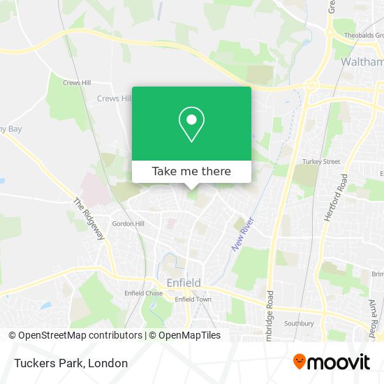 Tuckers Park map