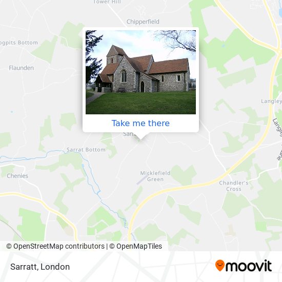 Sarratt map