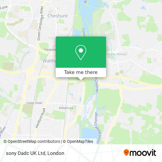 sony Dadc UK Ltd map